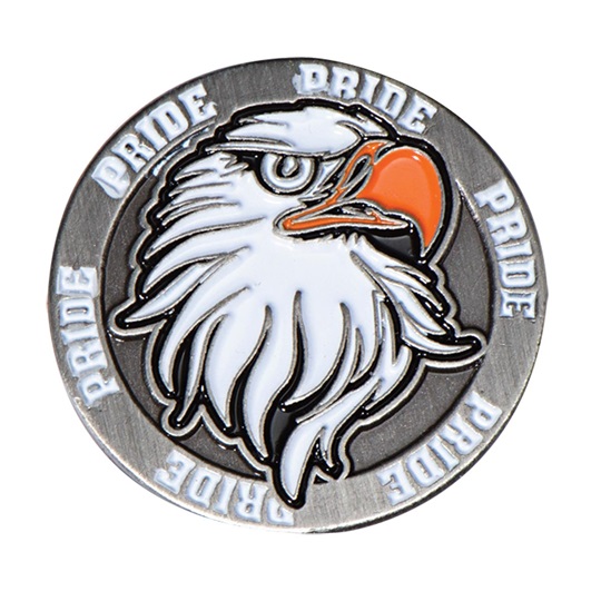 Eagle Mascot Award Pin